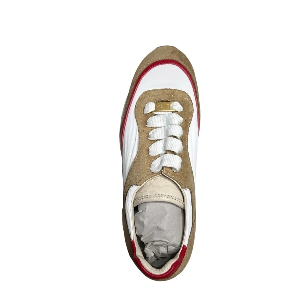 Lita By Ciara Multicolor Sport Trainer Sneaker In Red/White Size 37 EU 6.5-7 US